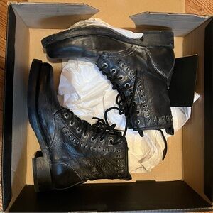Frye combat boots